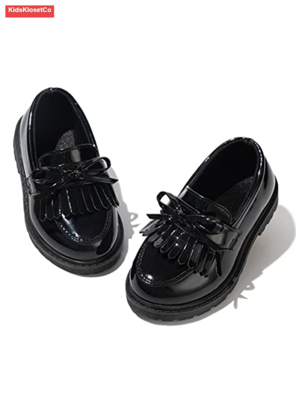 Toddler Boys Girls Oxford Dress Shoes PU Leather Lace Up School Uniform